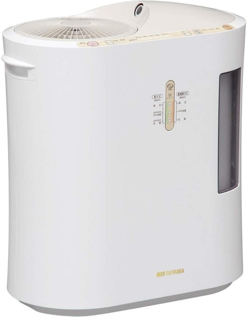 アイリスオーヤマ 加湿器 肌ナビ搭載 ベージュ SPK-1000-U