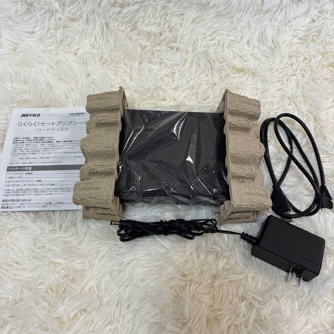 BUFFALO 外付けHDD 6TB HD-EDS6U3-BE バッファロー