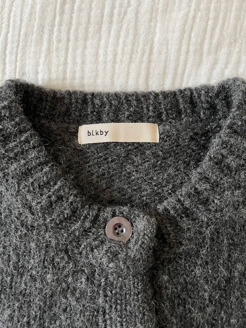 BLACK by moussy ブラックバイマウジー　カーディガン　ウール