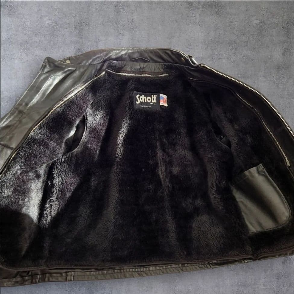 Schott レザージャケット 40 ライダース　ショット