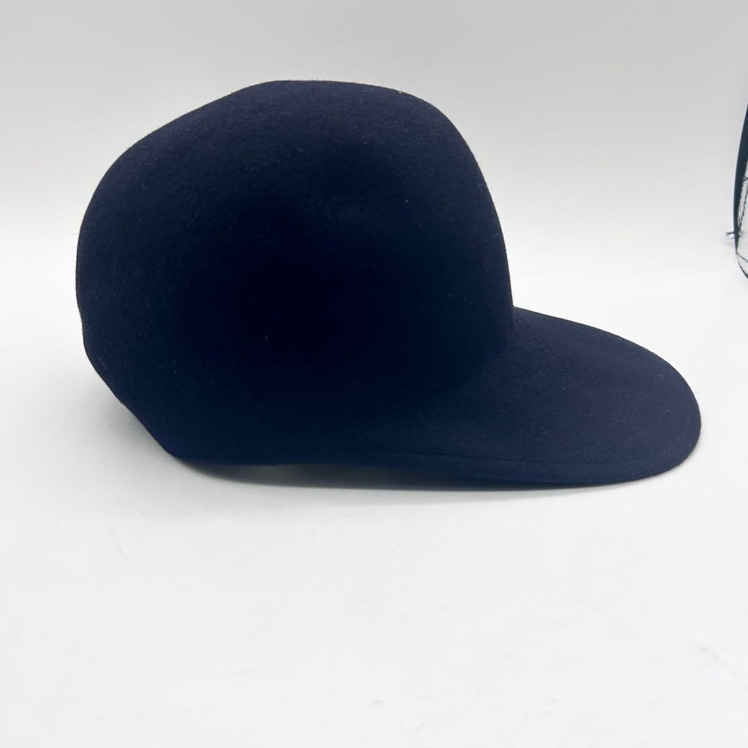 未使用タグ付き希少✨KIJIMA TAKAYUKI キャップ F ネイビー