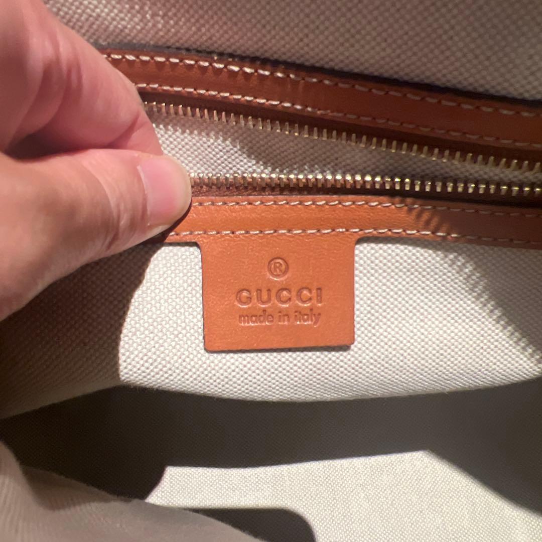 GUCCI ボストンバッグ ストライプデザイン