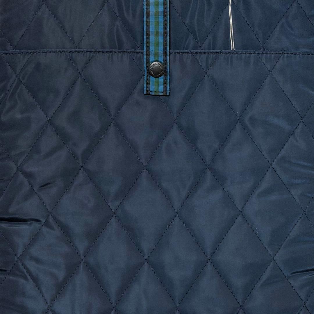 ファミリア キルト生地 持ち手付き PC パソコンケース