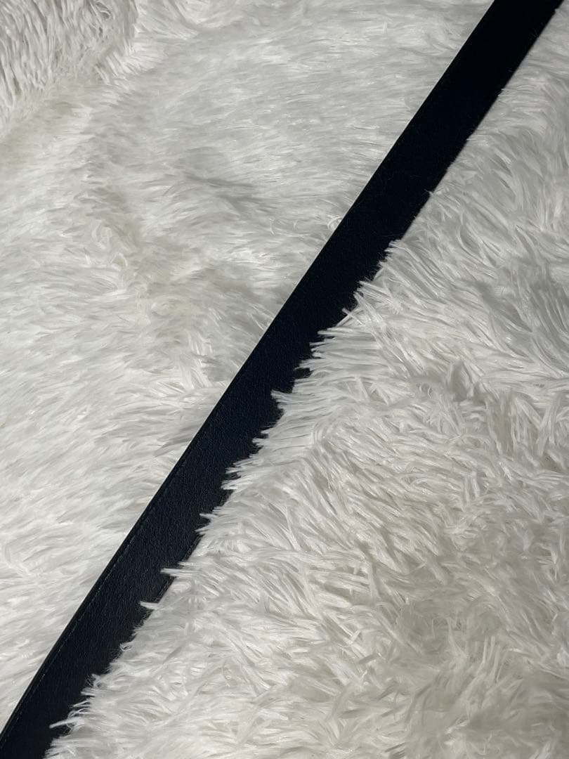 美品　GUCCI グッチ GG柄プレートバックル 本革　レザーベルト