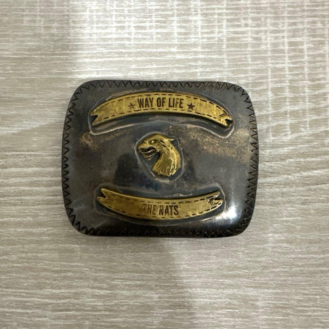 RATS ベルト シルバーバックル