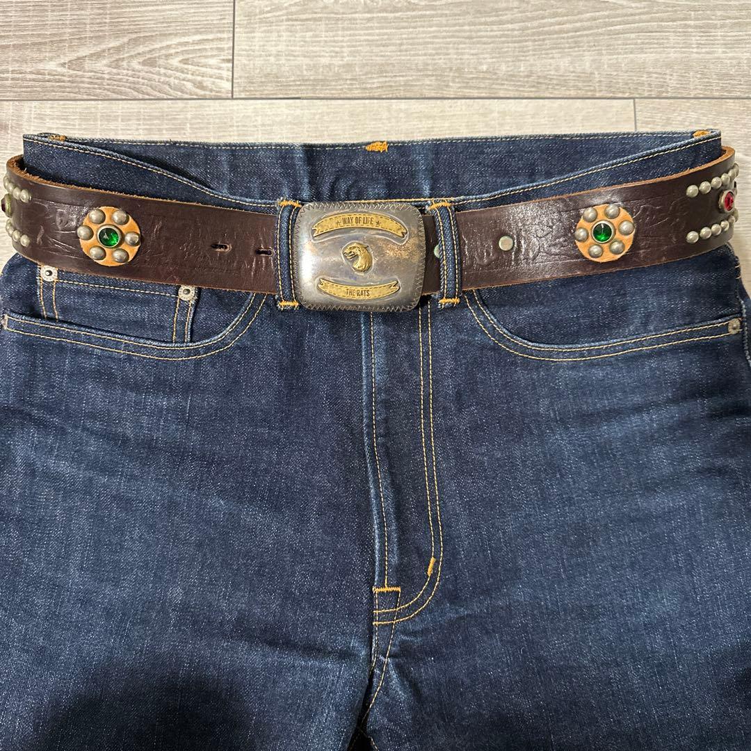 RATS ベルト シルバーバックル