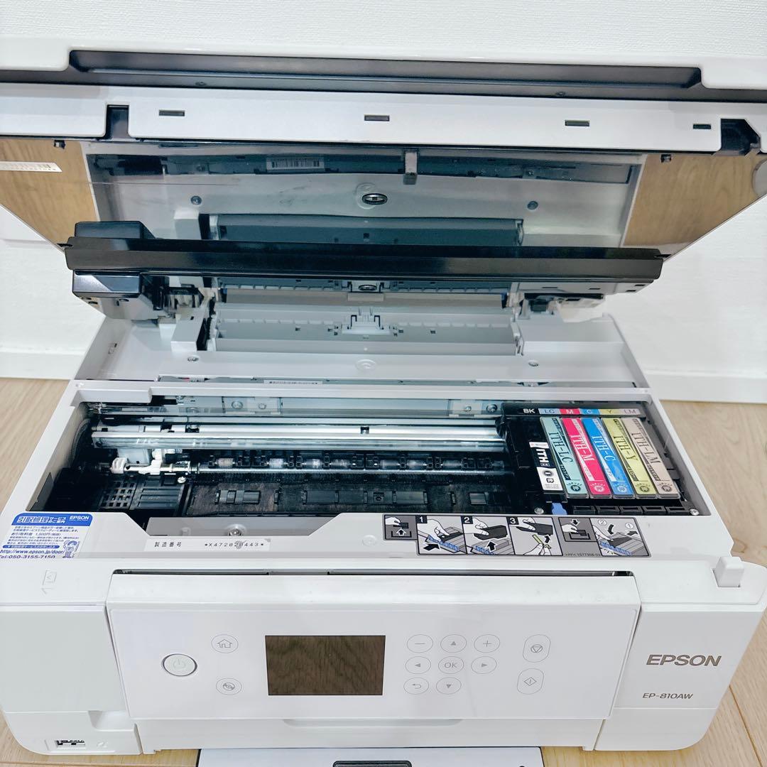 EPSON EP-810AW インクジェットプリンター エプソン 白 ジャンク