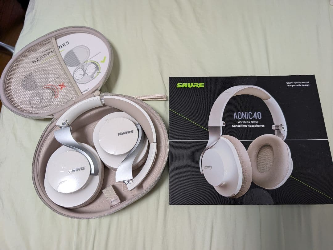 SHURE AONIC 40 ワイヤレスヘッドホン　SBH1DYWH1-J