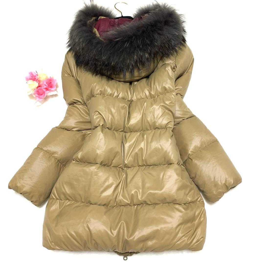 ★未使用級　デュベティカ　ダウンコート❤︎カッパ　2way ❤︎ラクーンファー　ML