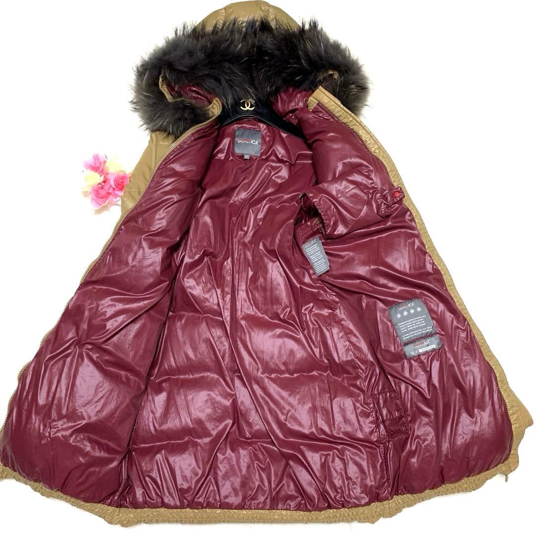 ★未使用級　デュベティカ　ダウンコート❤︎カッパ　2way ❤︎ラクーンファー　ML