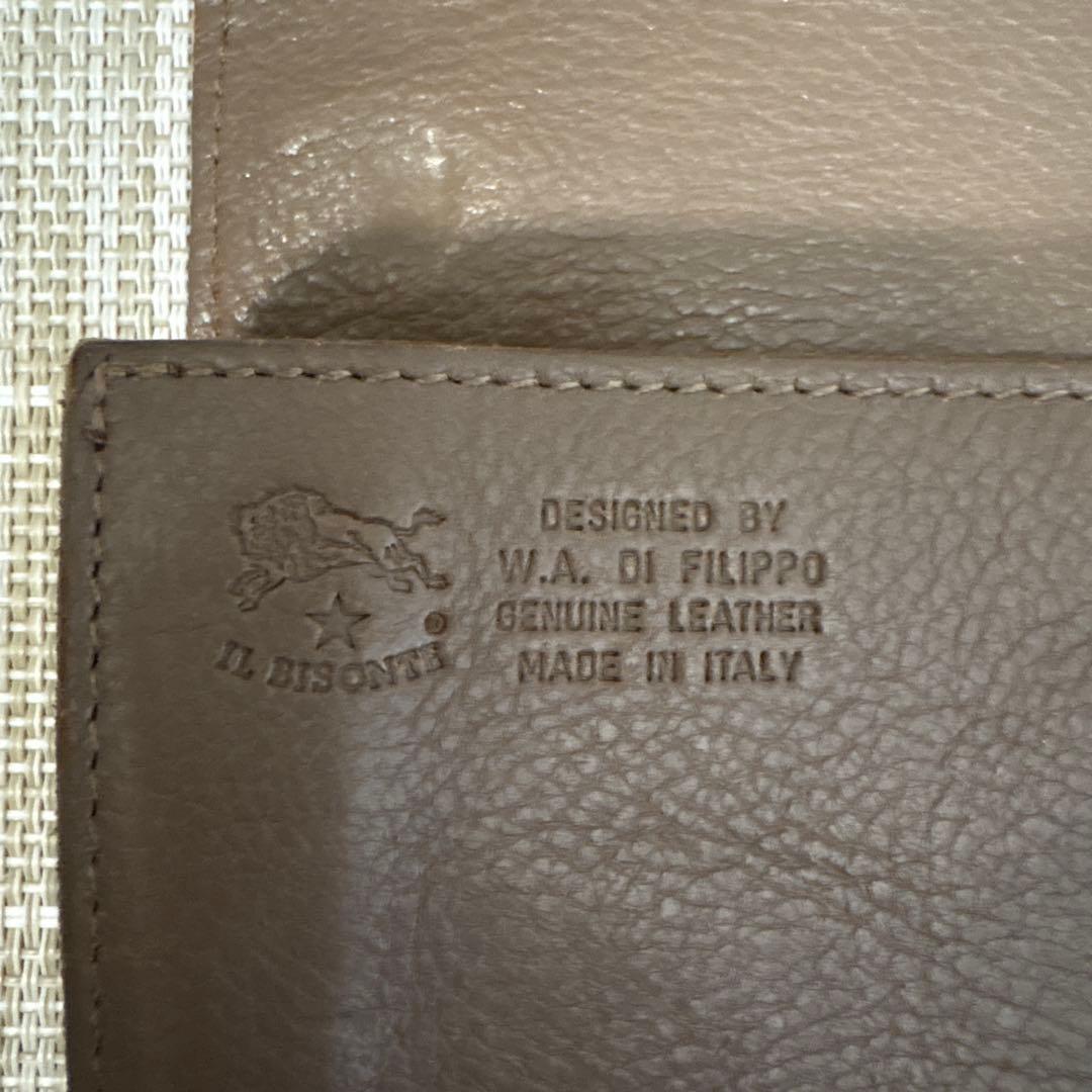 イルビゾンテ　ILBISONTE グレー　長財布