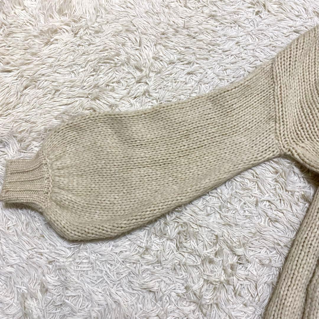 ロシャス　タートルネック　ニット　セーター　ウール　ハイネック　オーバーサイズ