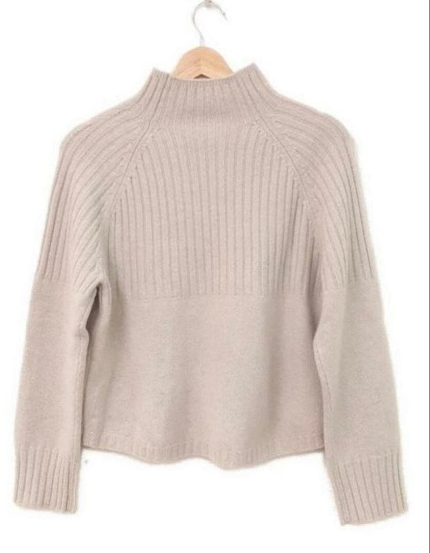 美品✨セオリーリュクス 23年モデル カシミヤ ニット ボトルネック グレージュ