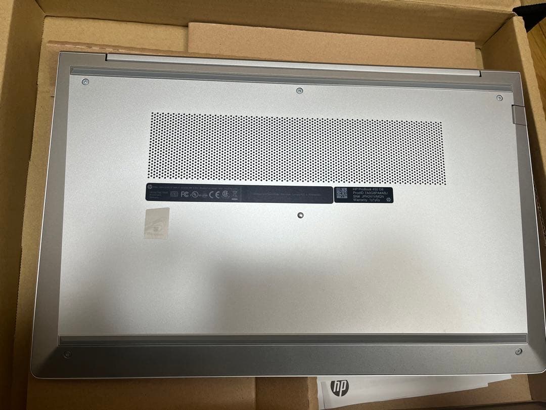 Windowsノート本体 HP probook 450 G8 corei7 SSD516 16GB