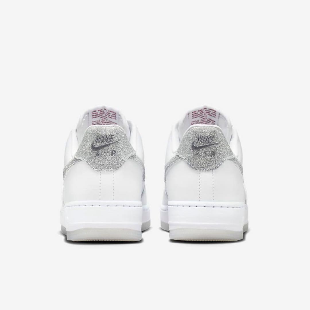 【新品27cm相当】NIKE｜W エアフォース１’07｜ホワイト/シルバー