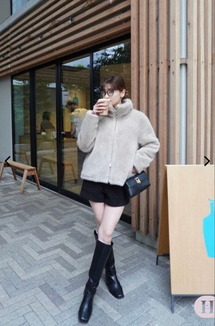 ヘアアクセサリー herlipto Back Slit Long Boots black 38