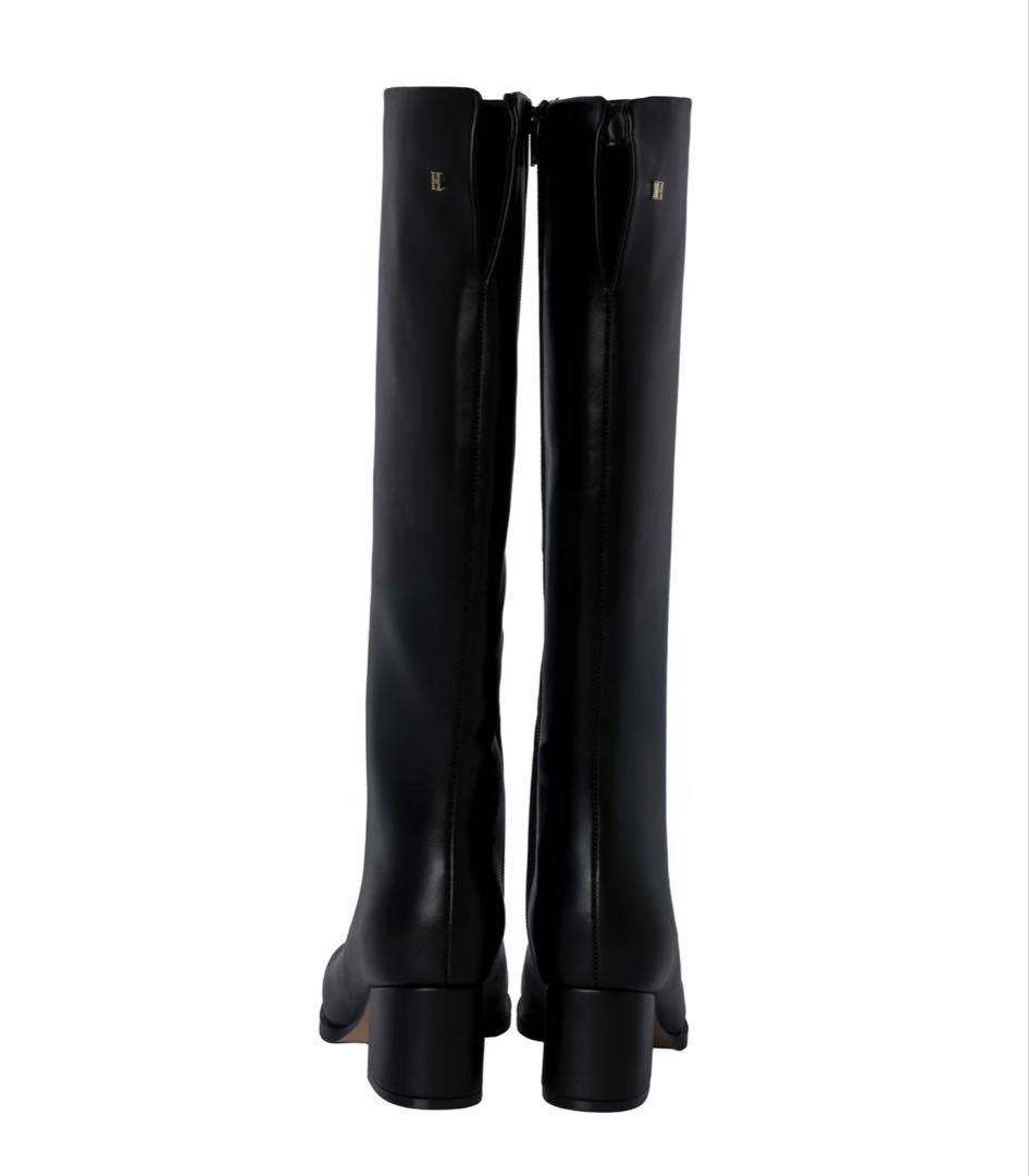 ヘアアクセサリー herlipto Back Slit Long Boots black 38