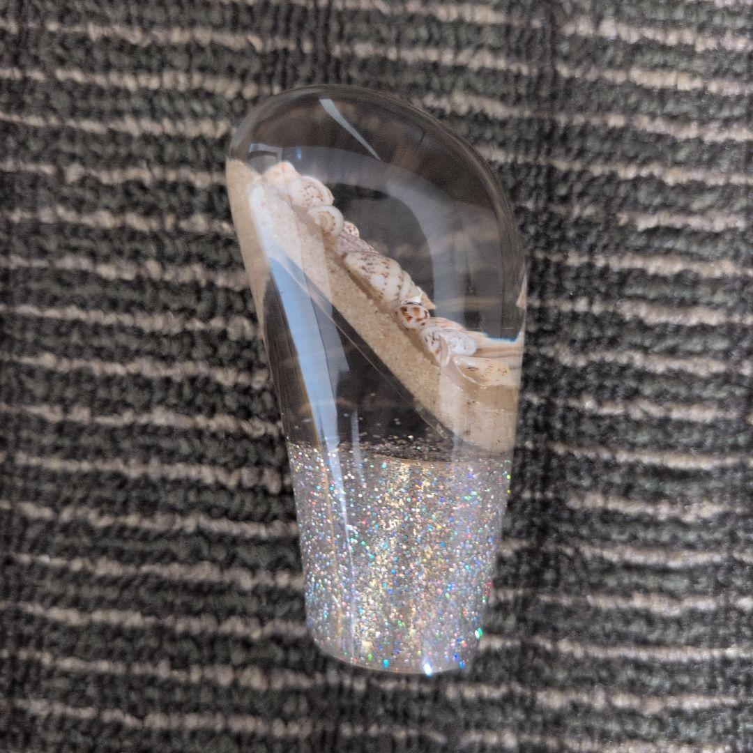 貝殻　シフトノブ　水中花　当時物