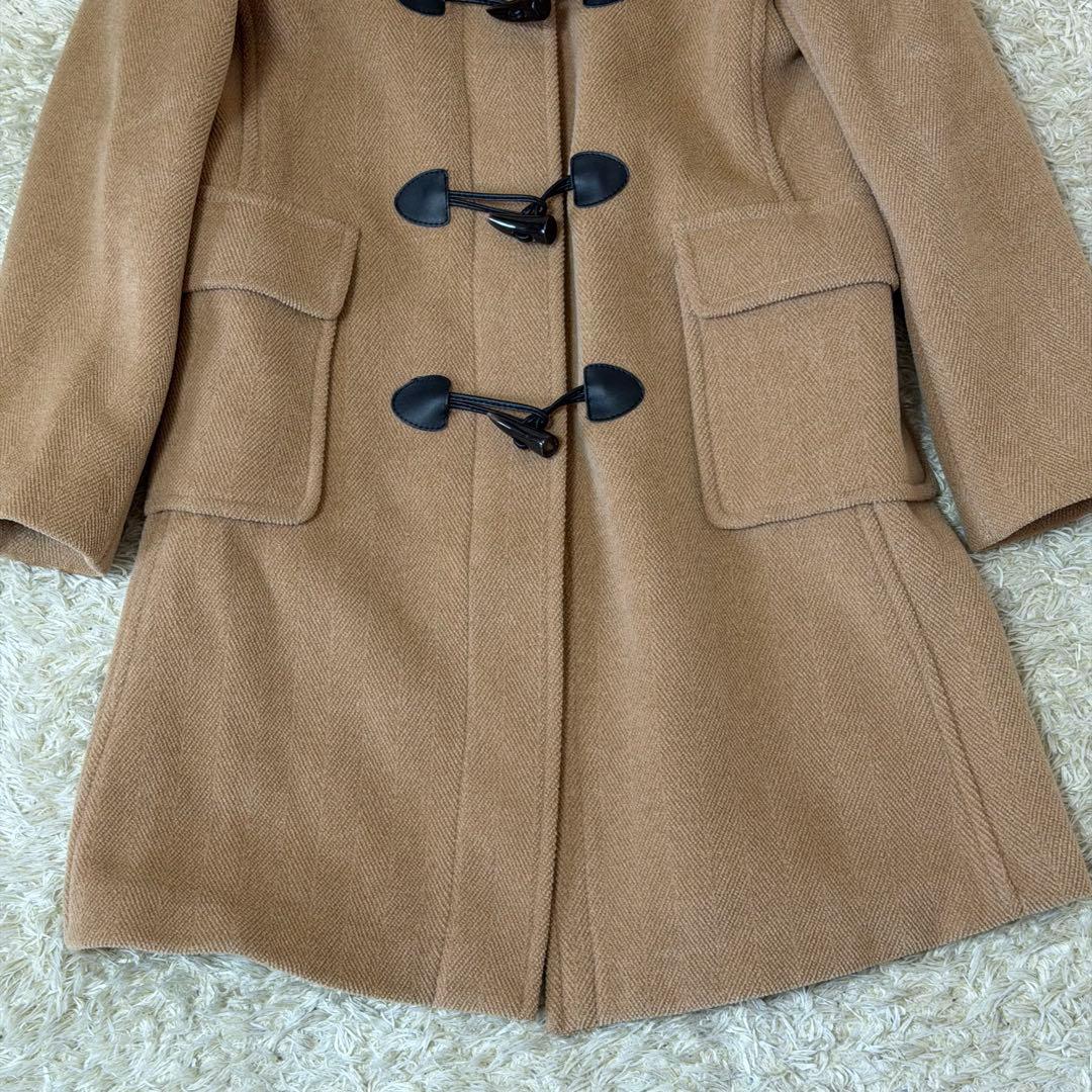 ☆極美品☆バーバリー　ダッフルコート　ヘリンボーン　ハニーベージュ　38M