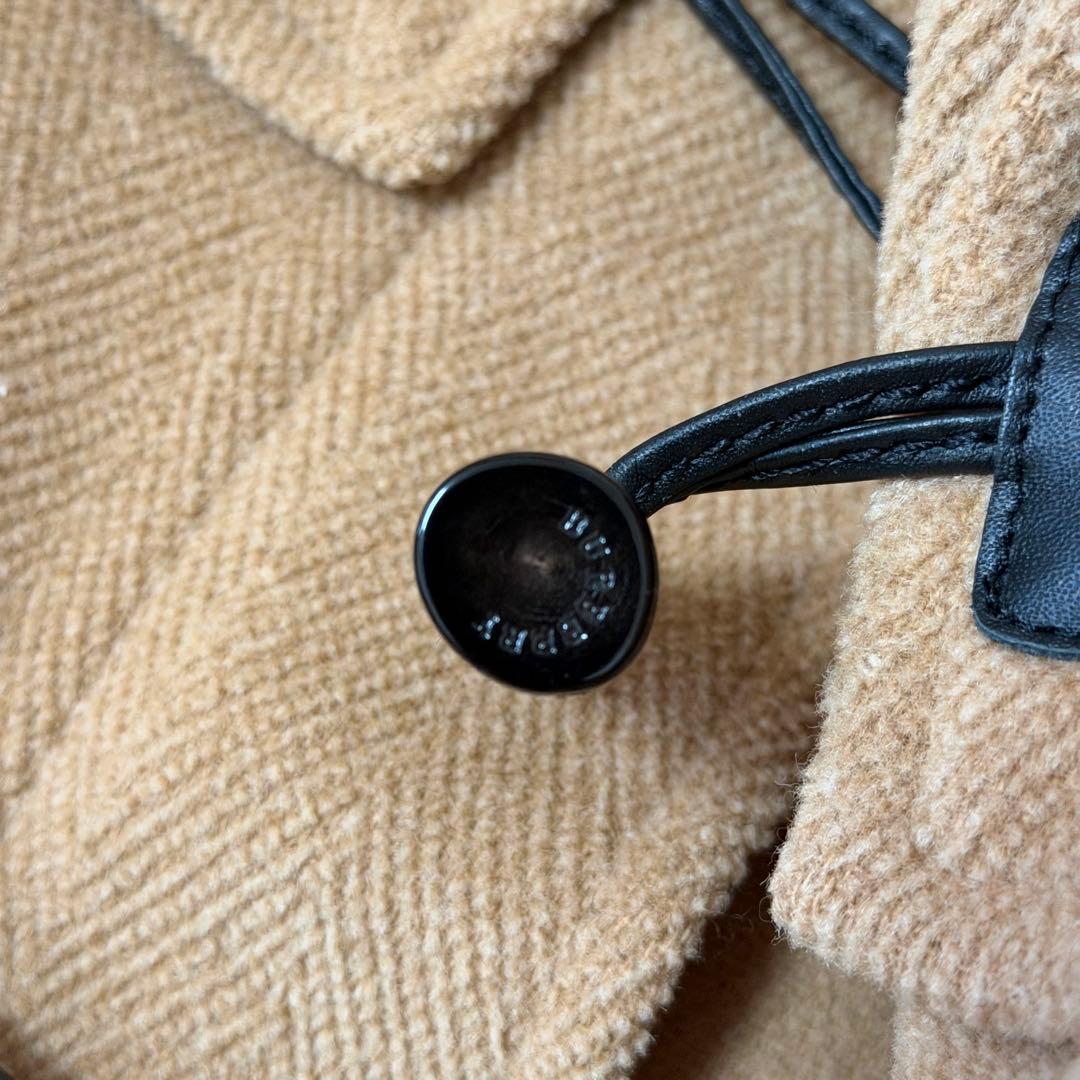 ☆極美品☆バーバリー　ダッフルコート　ヘリンボーン　ハニーベージュ　38M
