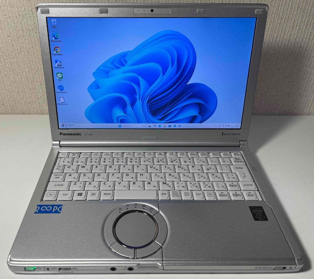 Win11搭載 CF-SX4 メモリ8GB SSD256GB 純正ACアダプタ付