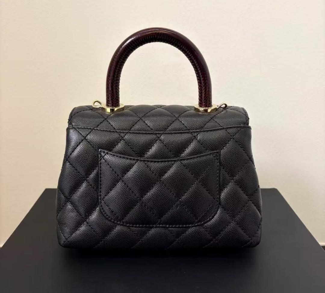 CHANEL マトラッセ ココハンドル トップハンドル ミニフラップバッグ..