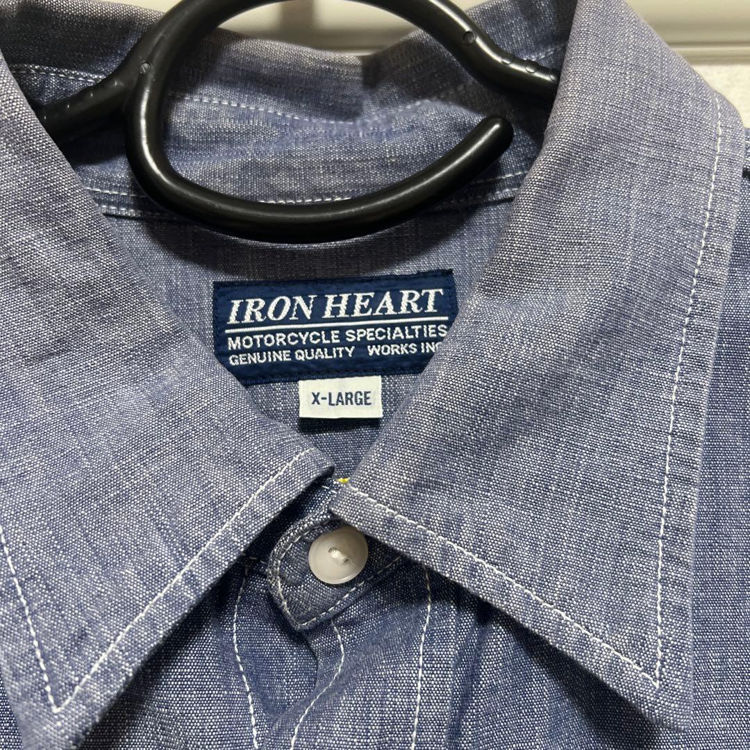アイアンハート iron heart コットンシャツ　XL