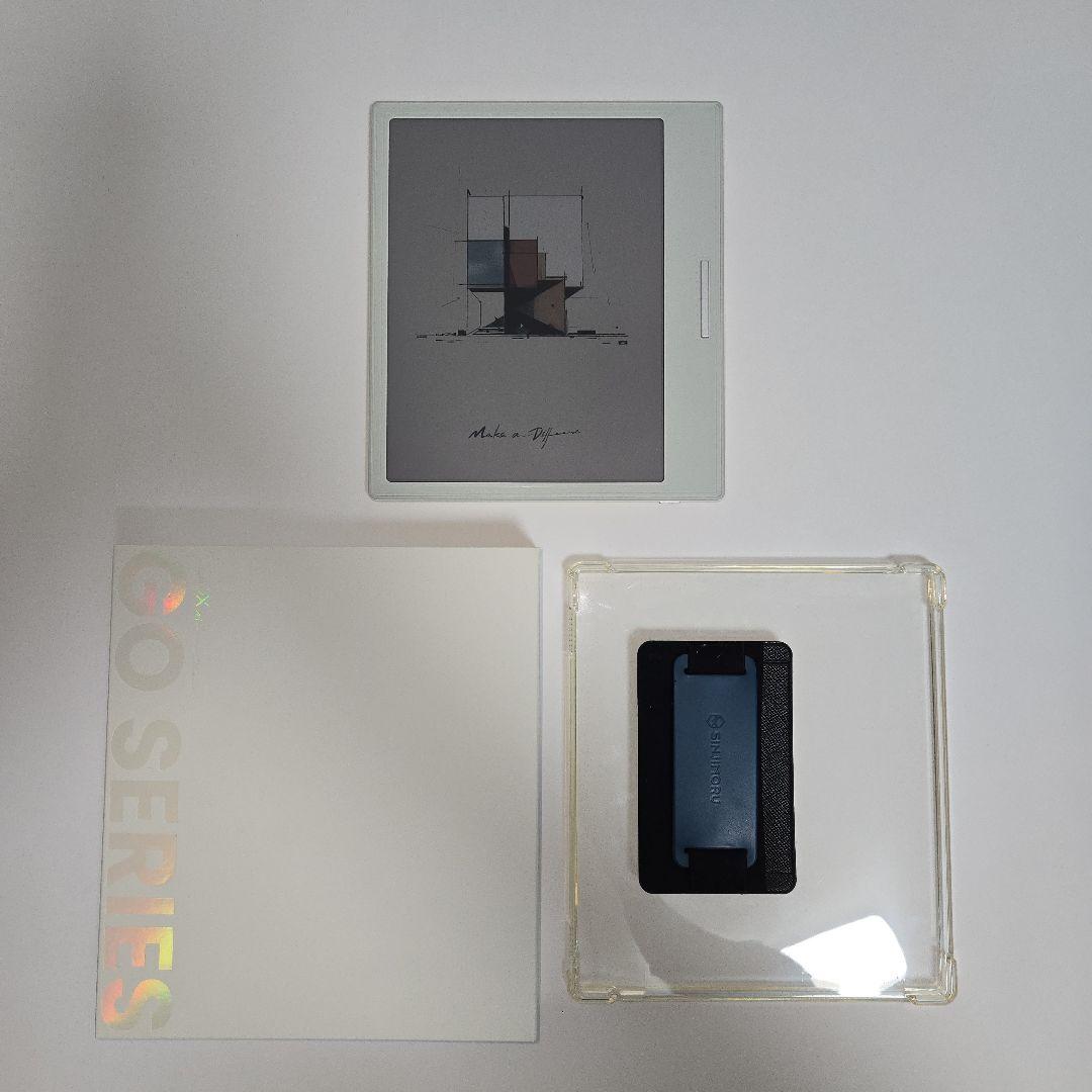 BOOX Go Color 7 ホワイト (SDカード64GB、クリアケース付)