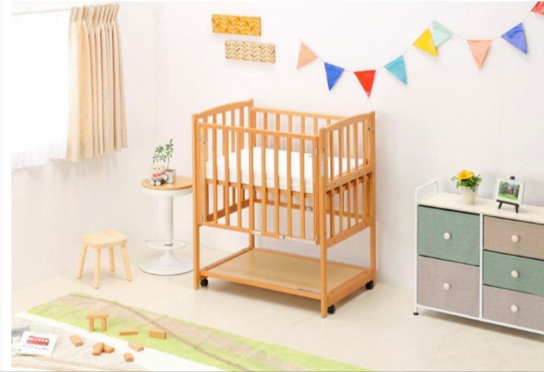 ヤマサキ コンパクトベッド ツーオープン ミニベッド