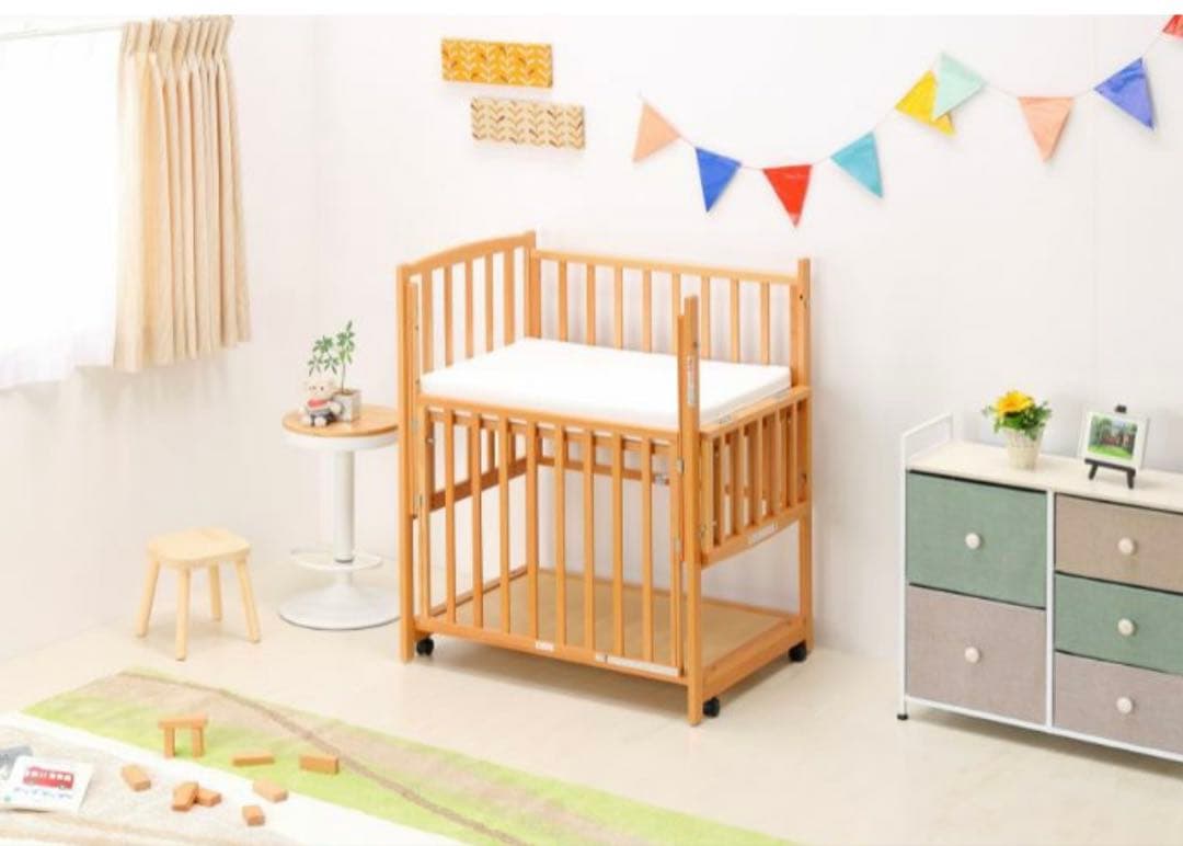 ヤマサキ コンパクトベッド ツーオープン ミニベッド