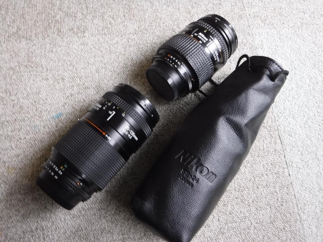 Nikon AF ズームレンズ Nikkor 105㎜ 135㎜ 2本 セット