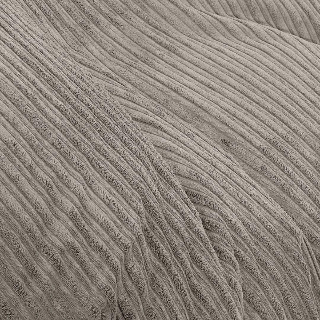 【美品】lounge pug 2人掛けソファ　クラシックコーデュロイミンク