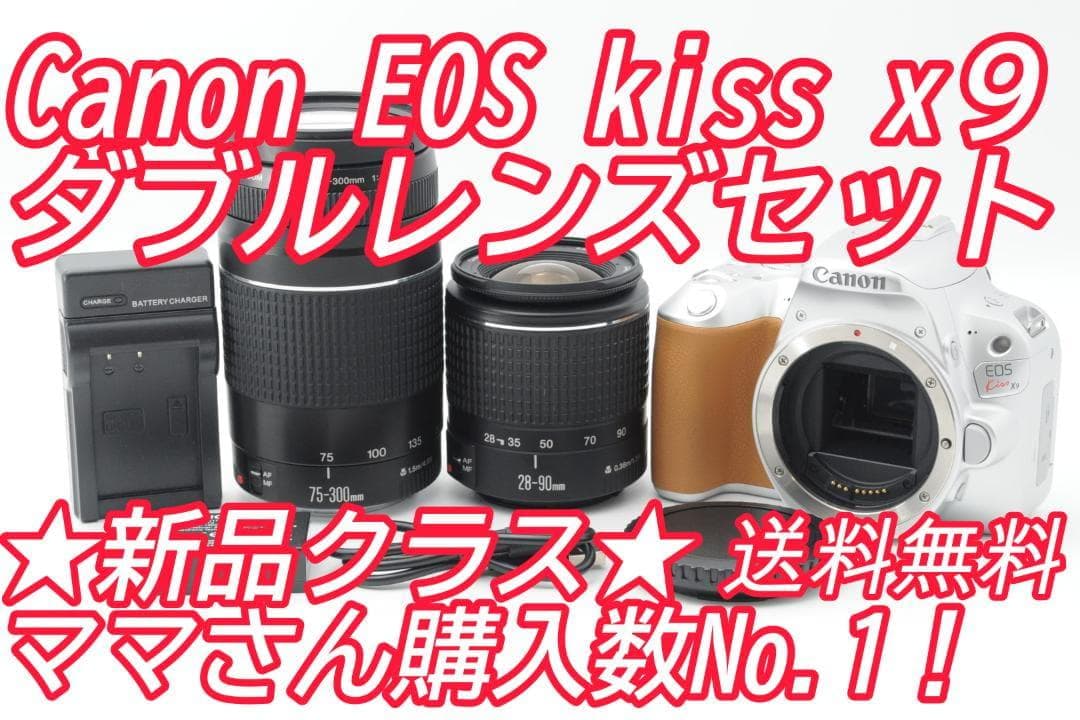 ☆新品級⑨☆ハロウィンSALE☆ Canon EOS Kiss x9 ダブル