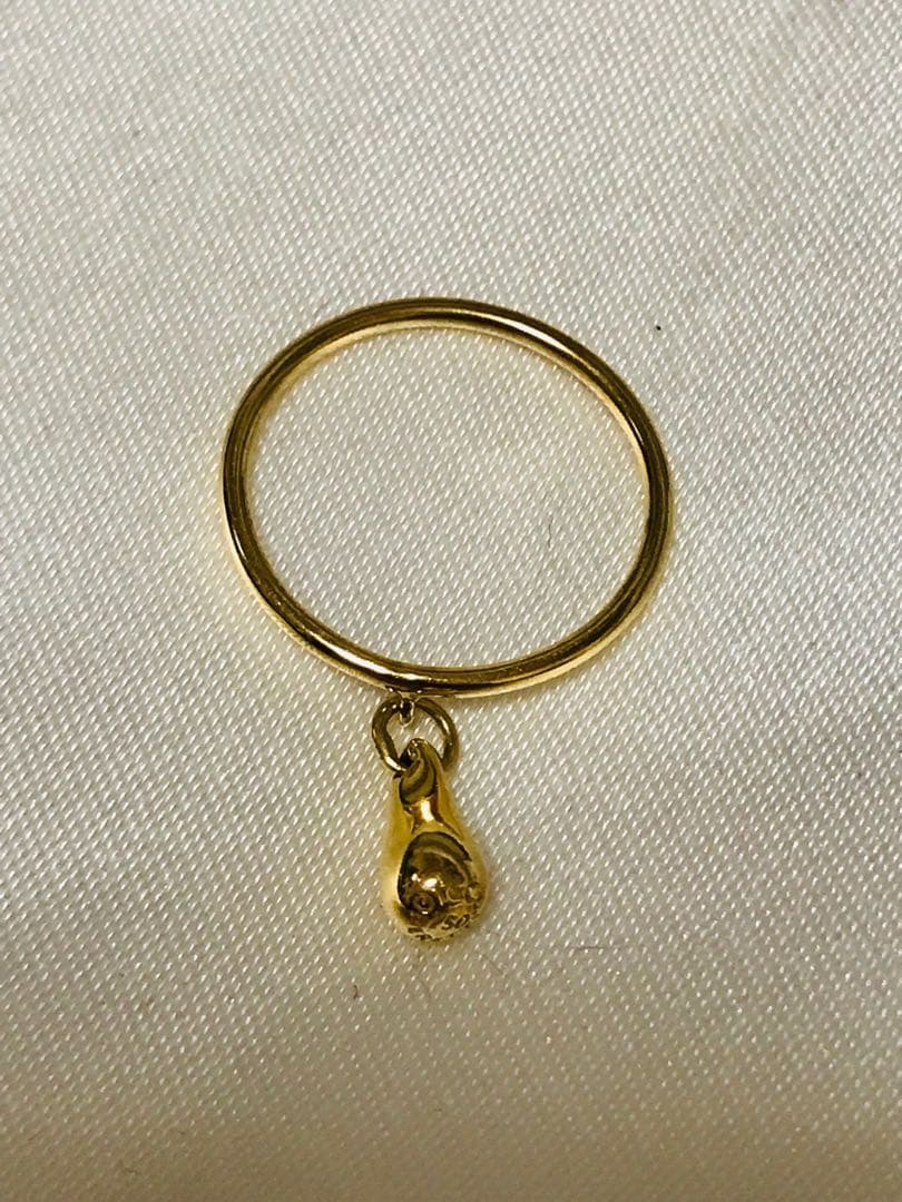 ティファニー 18k 指輪 ティアドロップ