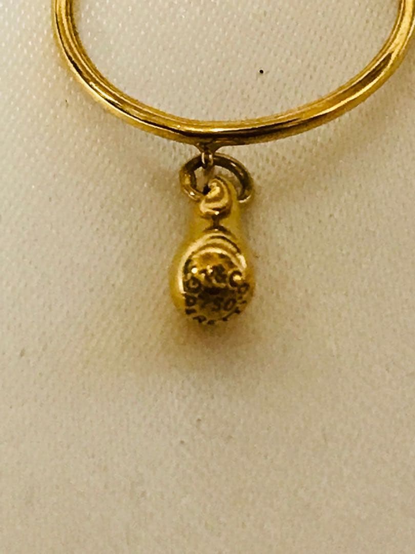 ティファニー 18k 指輪 ティアドロップ