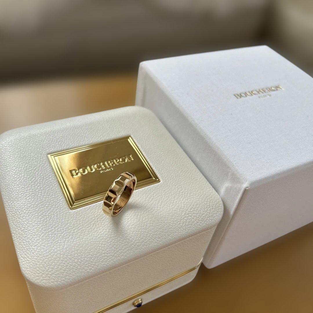 ☆BOUCHERON キャトルクルドパリ　ラージ #56 YG