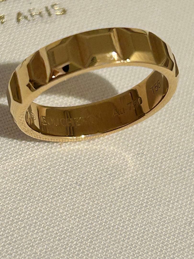 ☆BOUCHERON キャトルクルドパリ　ラージ #56 YG