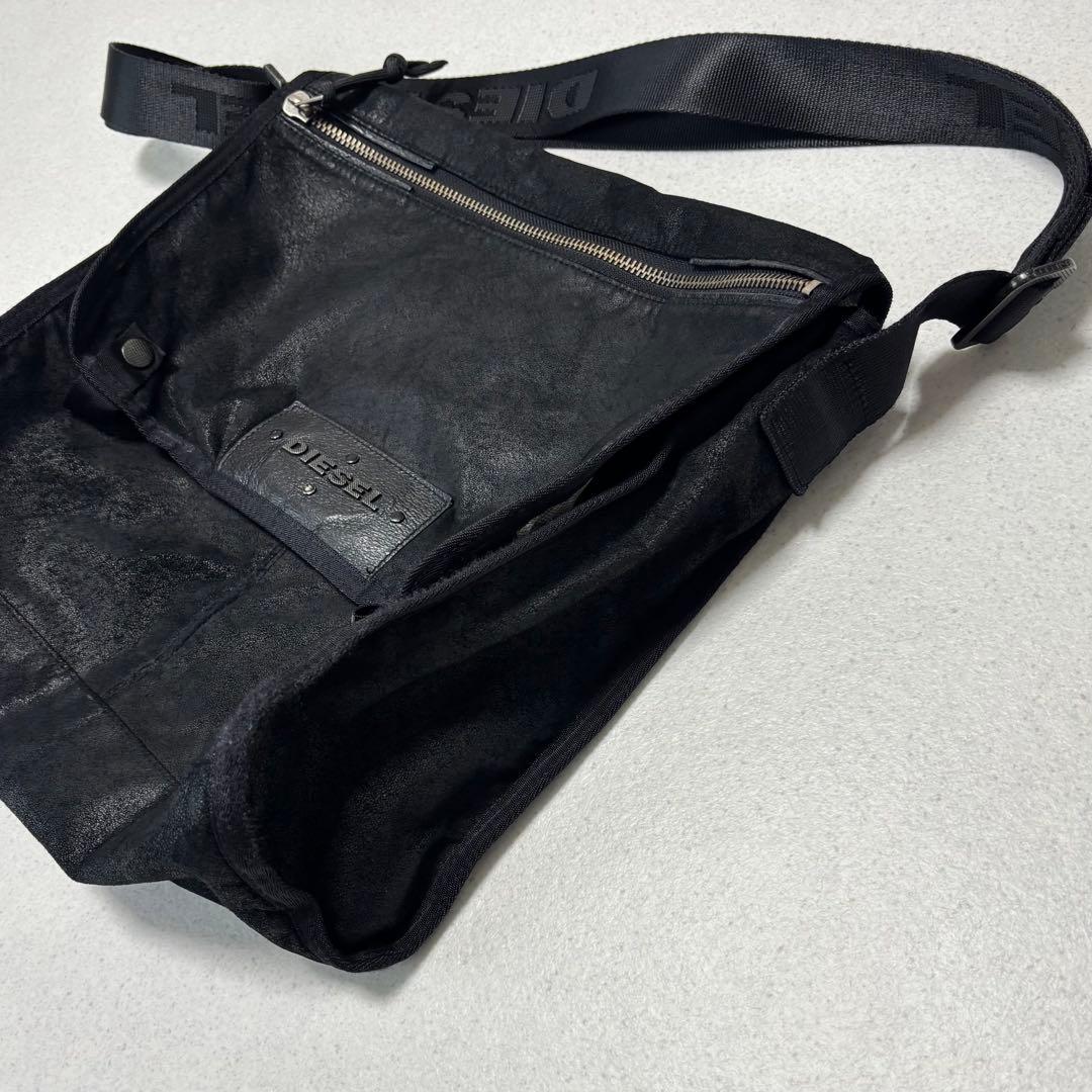 archive diesel suède like shoulder bag