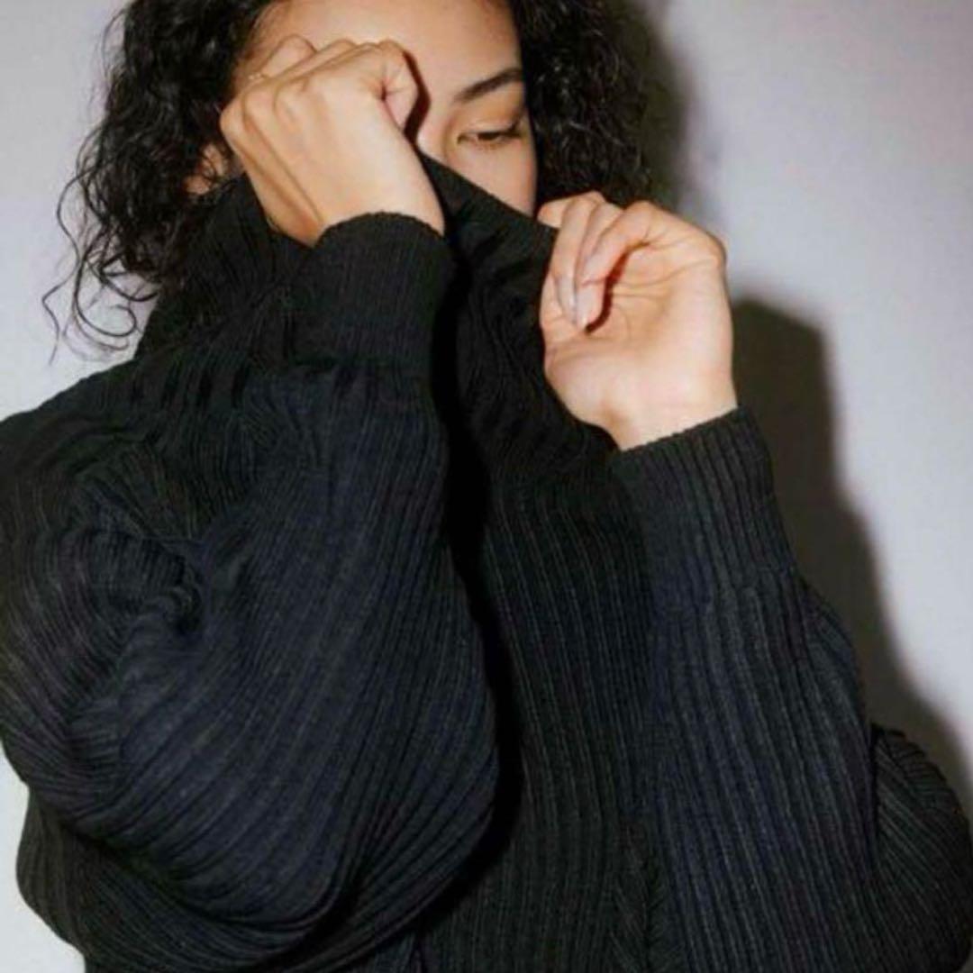 【希少】初期 everyone タートルネックリブニット ネイビー Sサイズ