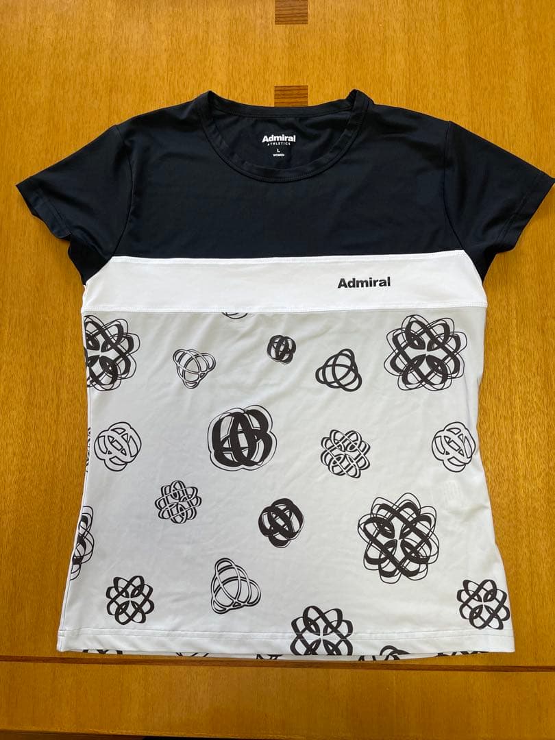 Admiral テニスウェアセット Lグレー、黒