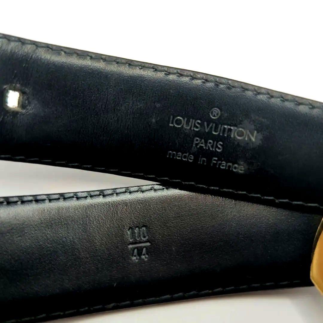 Louis Vuitton エピ ブラック ベルト ゴールド 即日発送