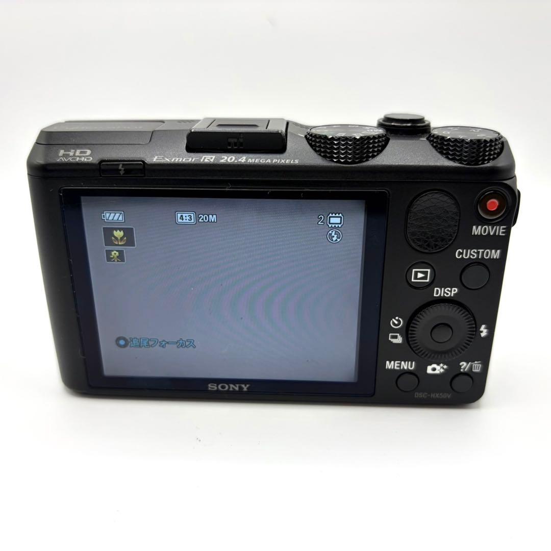 【箱付き/動作品】SONY DSC-HX50V コンデジ 光学30倍 Wi-Fi