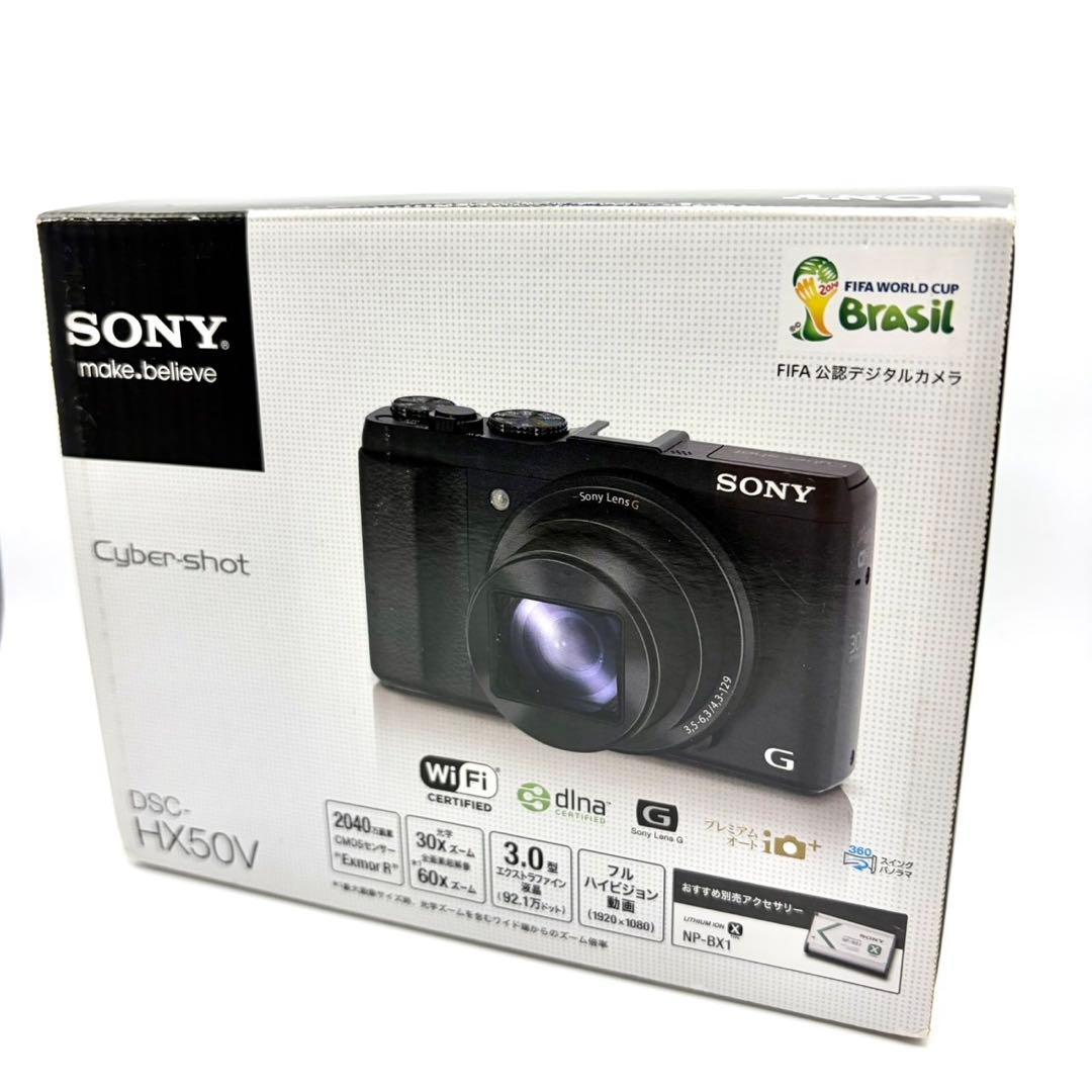 【箱付き/動作品】SONY DSC-HX50V コンデジ 光学30倍 Wi-Fi