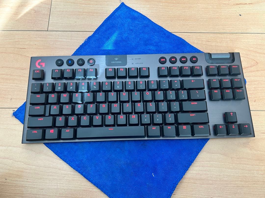 2台セット Logitech G915 TKL ゲーミングキーボード ワイヤレス
