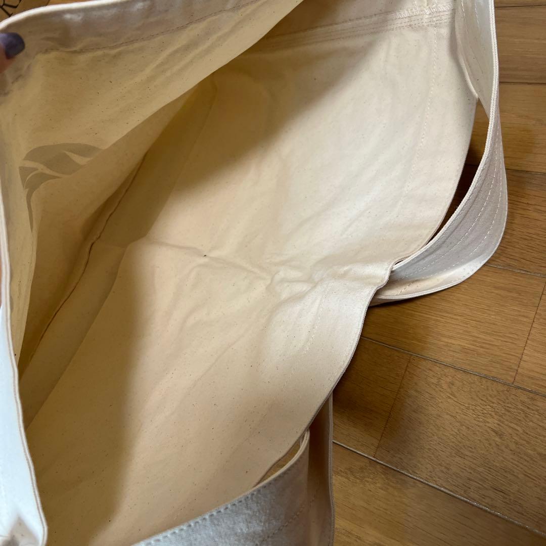 4D FOUR DOTS ベージュ トートバッグ(8シール付き)