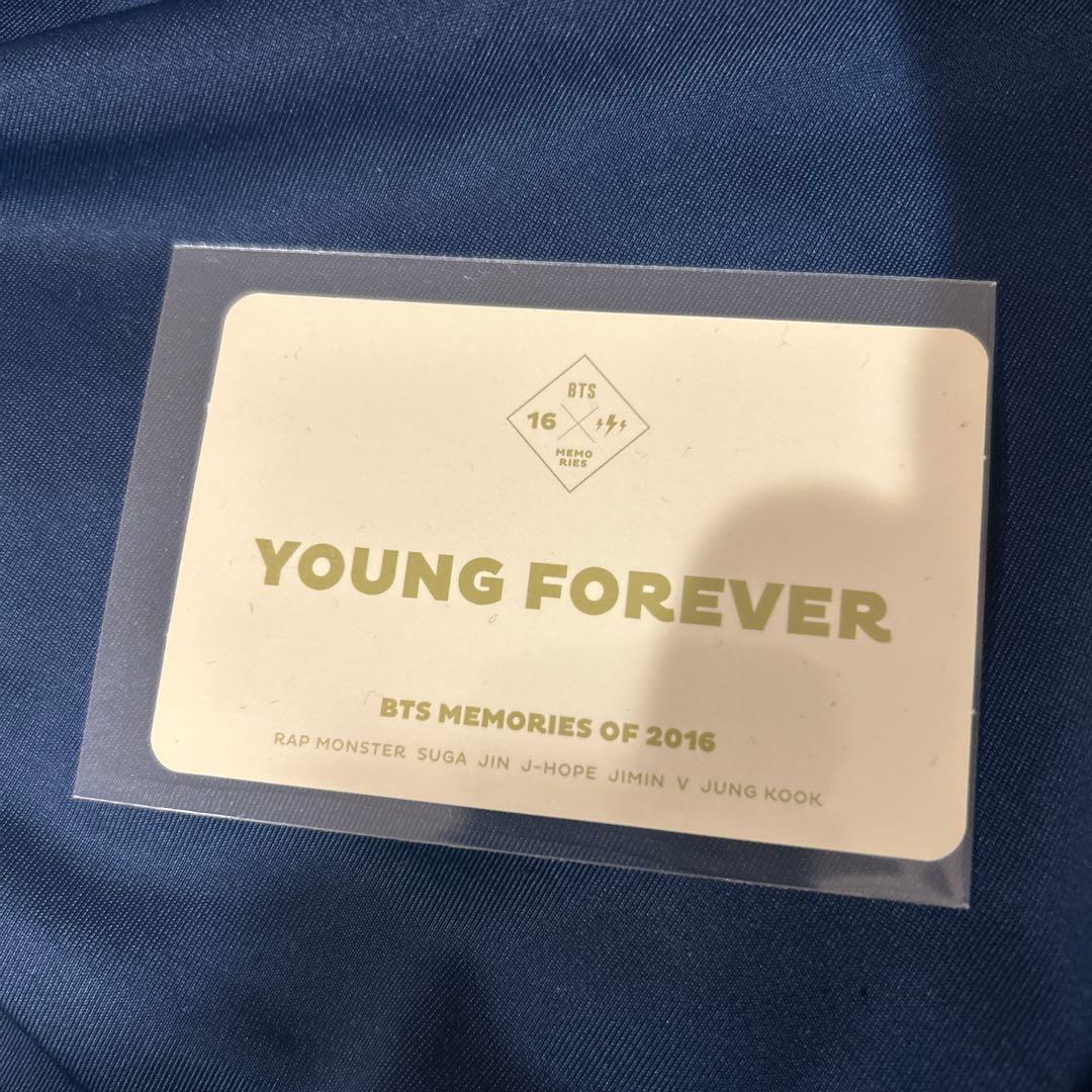BTS MEMORIES OF 2016 YOUNG FOREVER トレカ