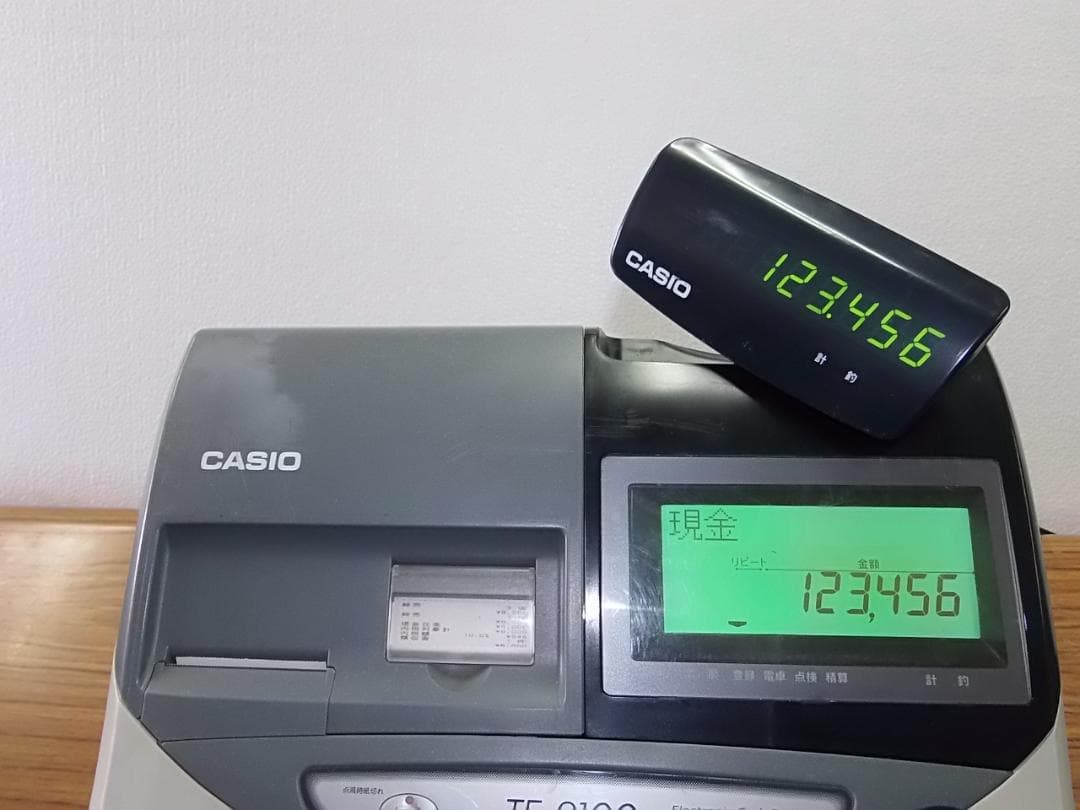 2/4物販向15部門２レシートカシオレジスター軽減税率対応TE-2100