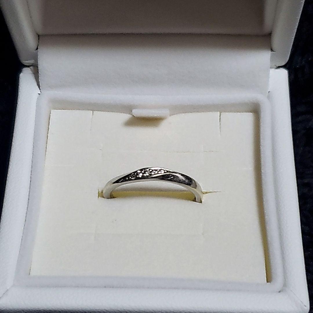 最終値下げ4℃ ヨンドシー箱無しk10ホワイトゴールドk10リング