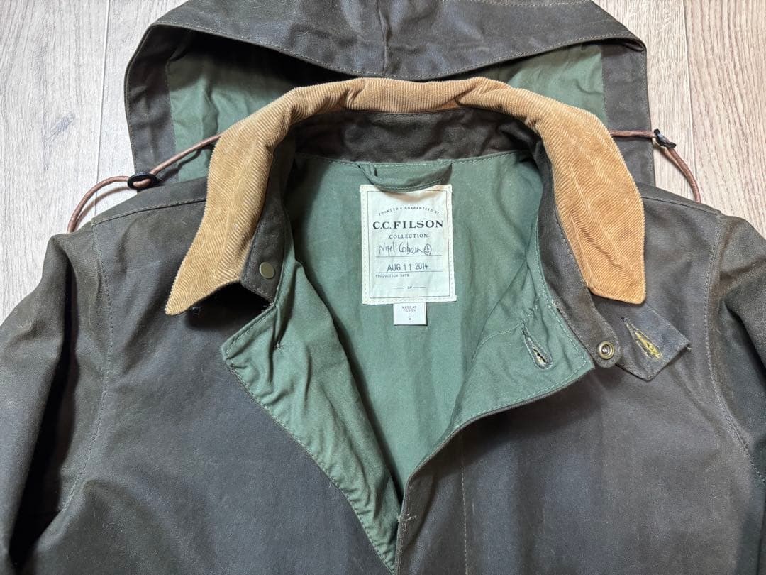【未使用品】Nigel Cabourn × FILSON オイルドロングコート