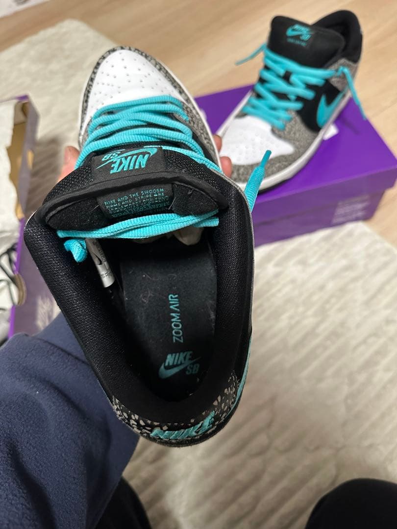 靴 Nike SB Dunk Low \"Elephant/Safari\"